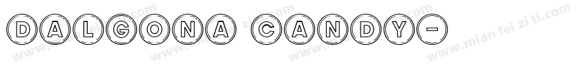 Dalgona Candy字体转换